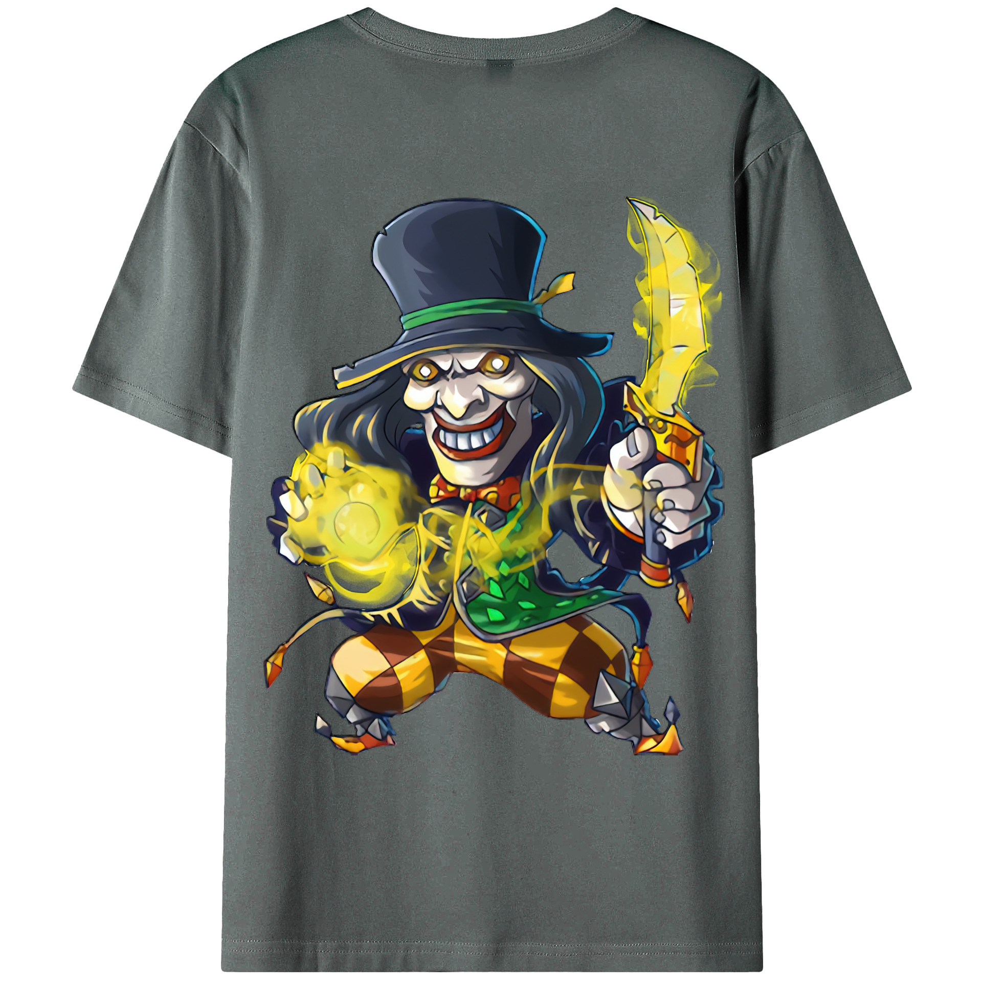 （画像用） リーグ・オブ・レジェンド League of Legends LOL 綿100％ メンズ半袖Tシャツ（バックプリント） 通気性